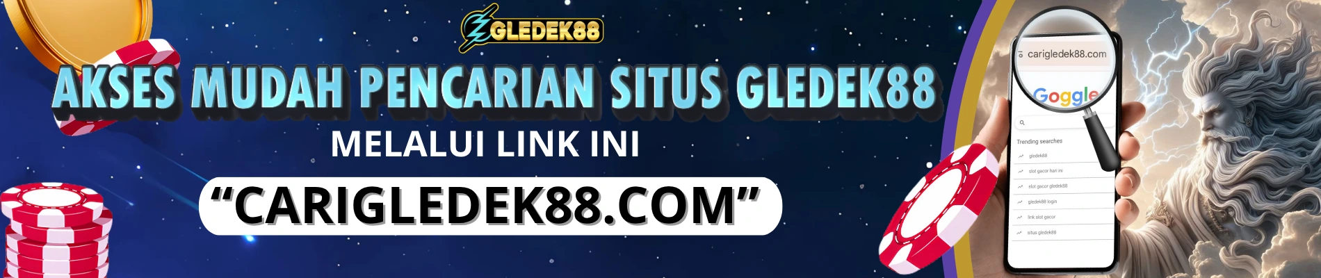 Banner Gledek88 Slot Online